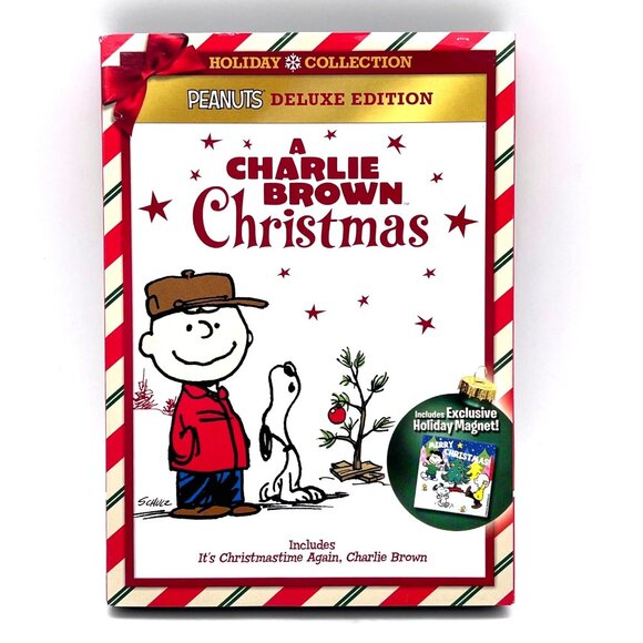 Peanuts Deluxe Edition A Charlie Brown Christmas DVD 50th Anniversary Remastered - Picture 1 of 16